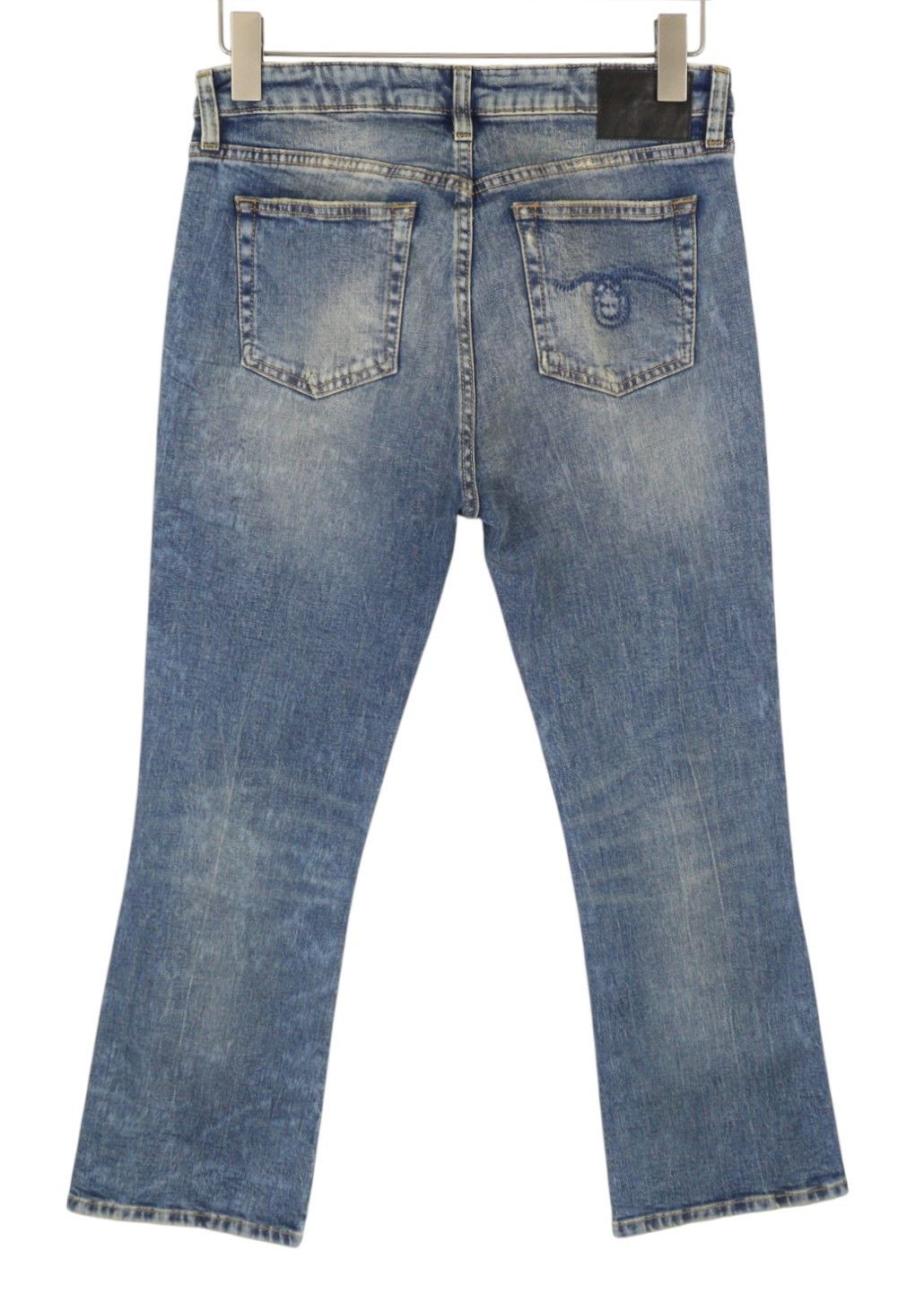 R13 KICK FIT 29 Kelly Stretch Flare Blue Jeans 87178 Size 29" - 4 Thumbnail