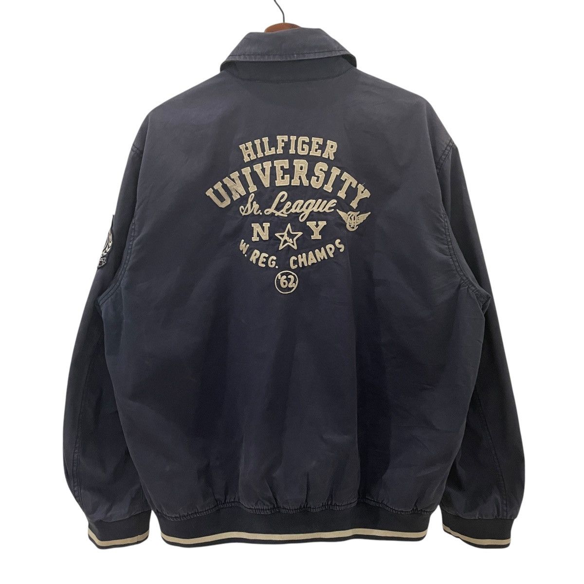Tommy Hilfiger Vintage Tommy Hilfiger Embroidery Big Logo Jacket Size US XL / EU 56 / 4 - 1 Thumbnail