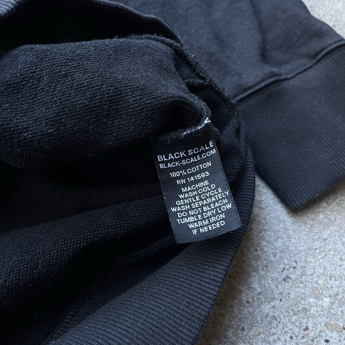 Black Scale Blvck Scvle Patchwork Heavyweight Hoodie BLACK scale opium Size US L / EU 52-54 / 3 - 5 Thumbnail