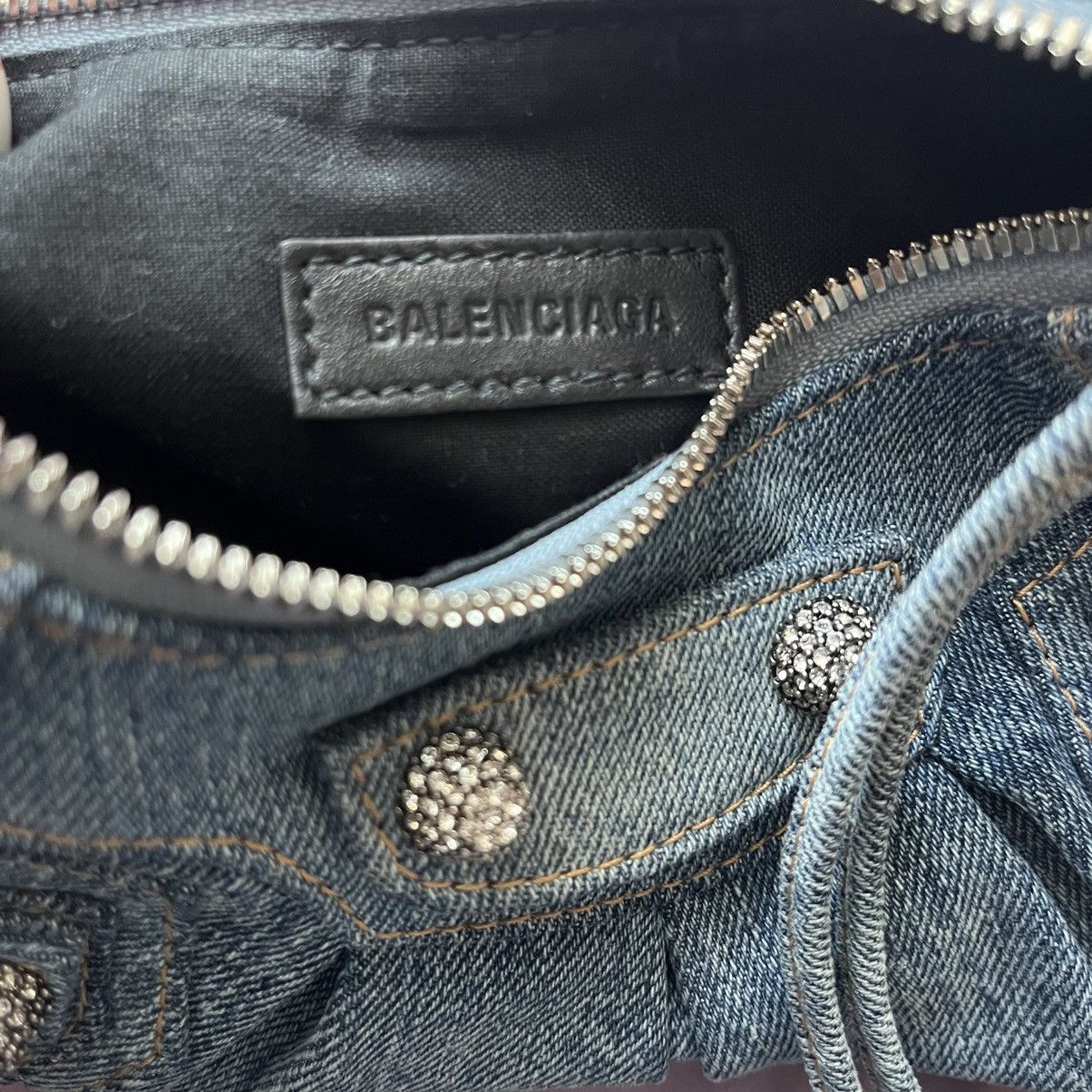 Balenciaga denim le cagole xs balenciaga shoulder bag Size ONE SIZE - 6 Thumbnail