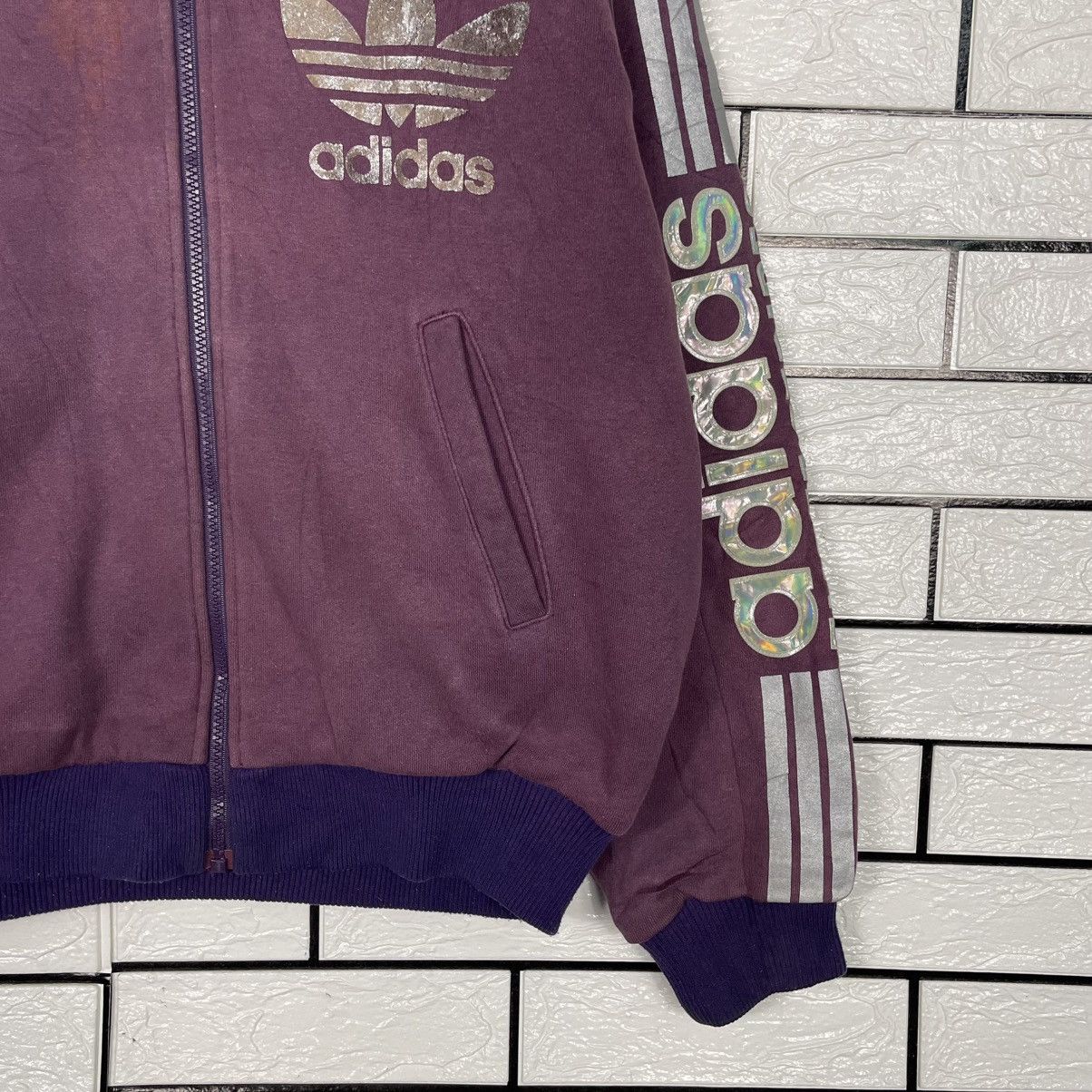 Adidas Adidas Purple Sweater Jacket Size US M / EU 48-50 / 2 - 4 Thumbnail