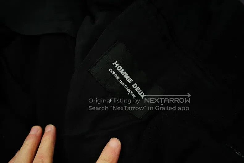 Comme des Garcons Comme Des Garcons Wool Collarless Jacket Size US S / EU 44-46 / 1 - 8 Thumbnail