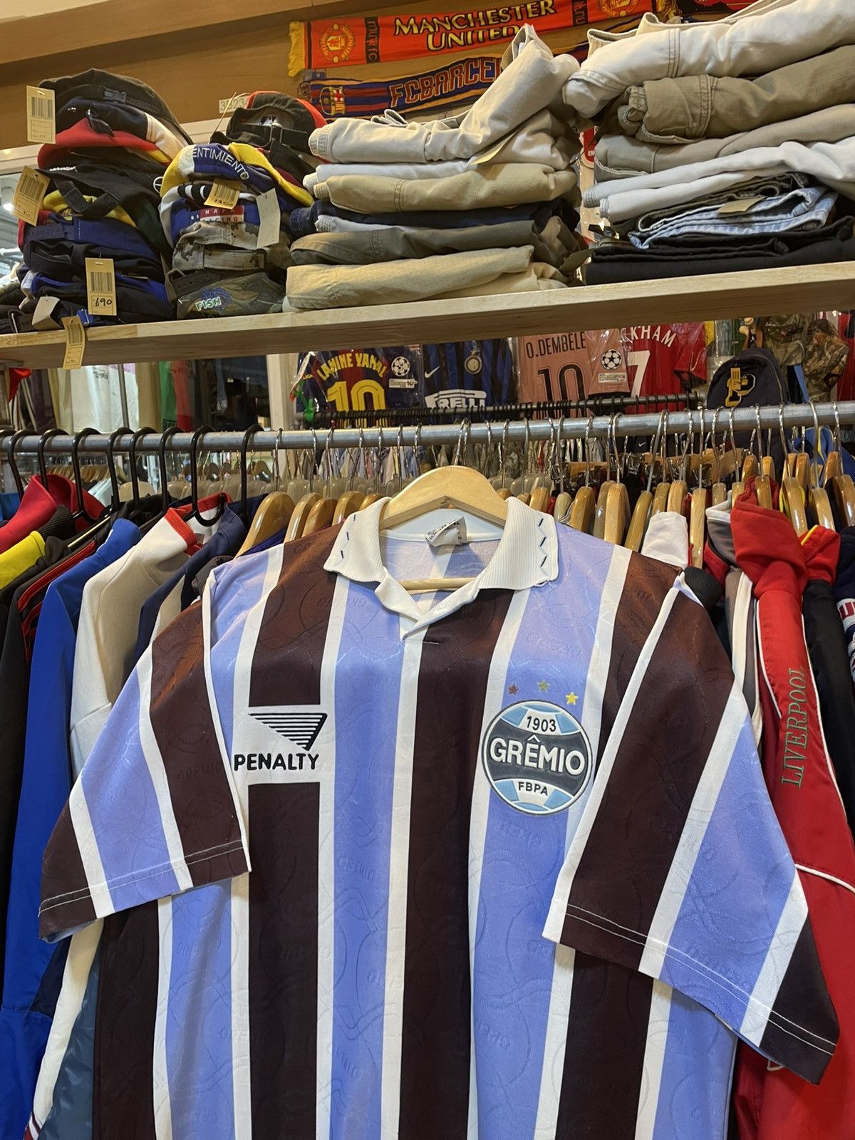 Other Vintage 1995 Gremio FPBA Home Kit Size US XL / EU 56 / 4 - 3 Thumbnail