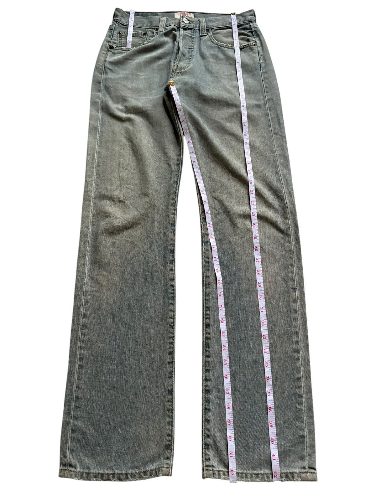 Levi's SALES🔥Vintage 90s Levis 501 Mud Wash Distressed Jeans Size US 28 / EU 44 - 13 Thumbnail