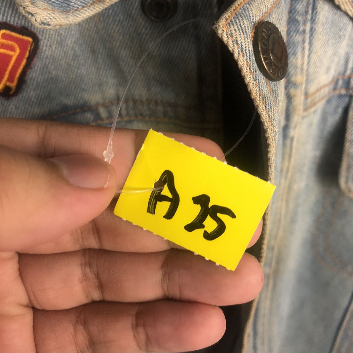 Japanese Brand Born To Wild Blue ripped patchwork Denim Jacket #A25 Size US XL / EU 56 / 4 - 13 Thumbnail