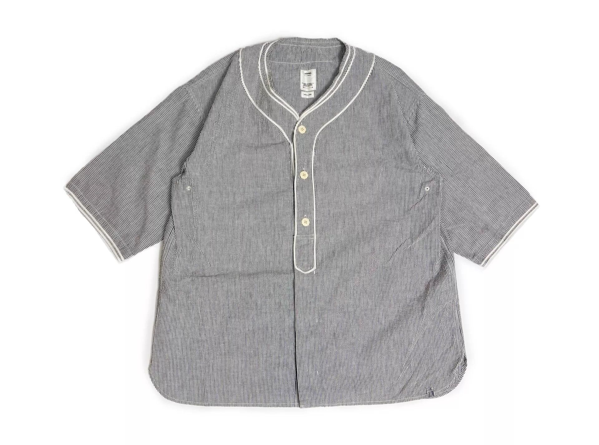 Visvim VISVIM 23SS DUGOUT Seersucker Oversized Drop-shoulder Navy 3 Size US L / EU 52-54 / 3 - 1 Thumbnail
