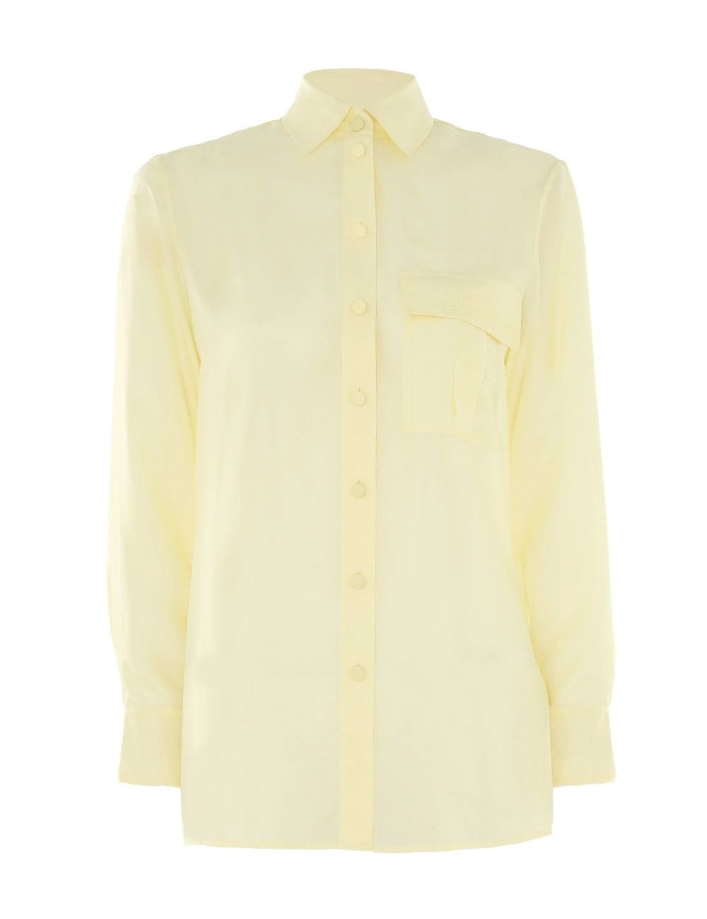 Zimmermann oc11z0525 Halliday Manstyle Shirt in Lemon Size S / US 4 / IT 40 - 1 Thumbnail