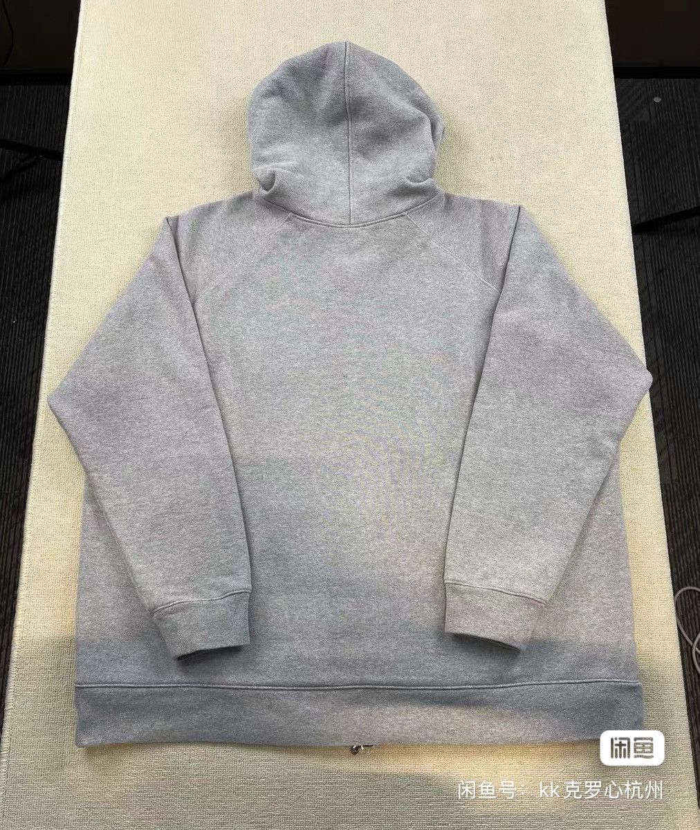 Chrome Hearts chrome hearts gray zip-up hoodie with logo. Size US XXL / EU 58 / 5 - 2 Thumbnail