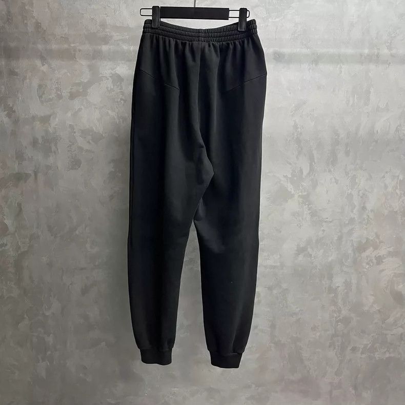 Balenciaga Balenciaga Black Embroidered Logo Sweatpants-2505 Size US 30 / EU 46 - 4 Thumbnail