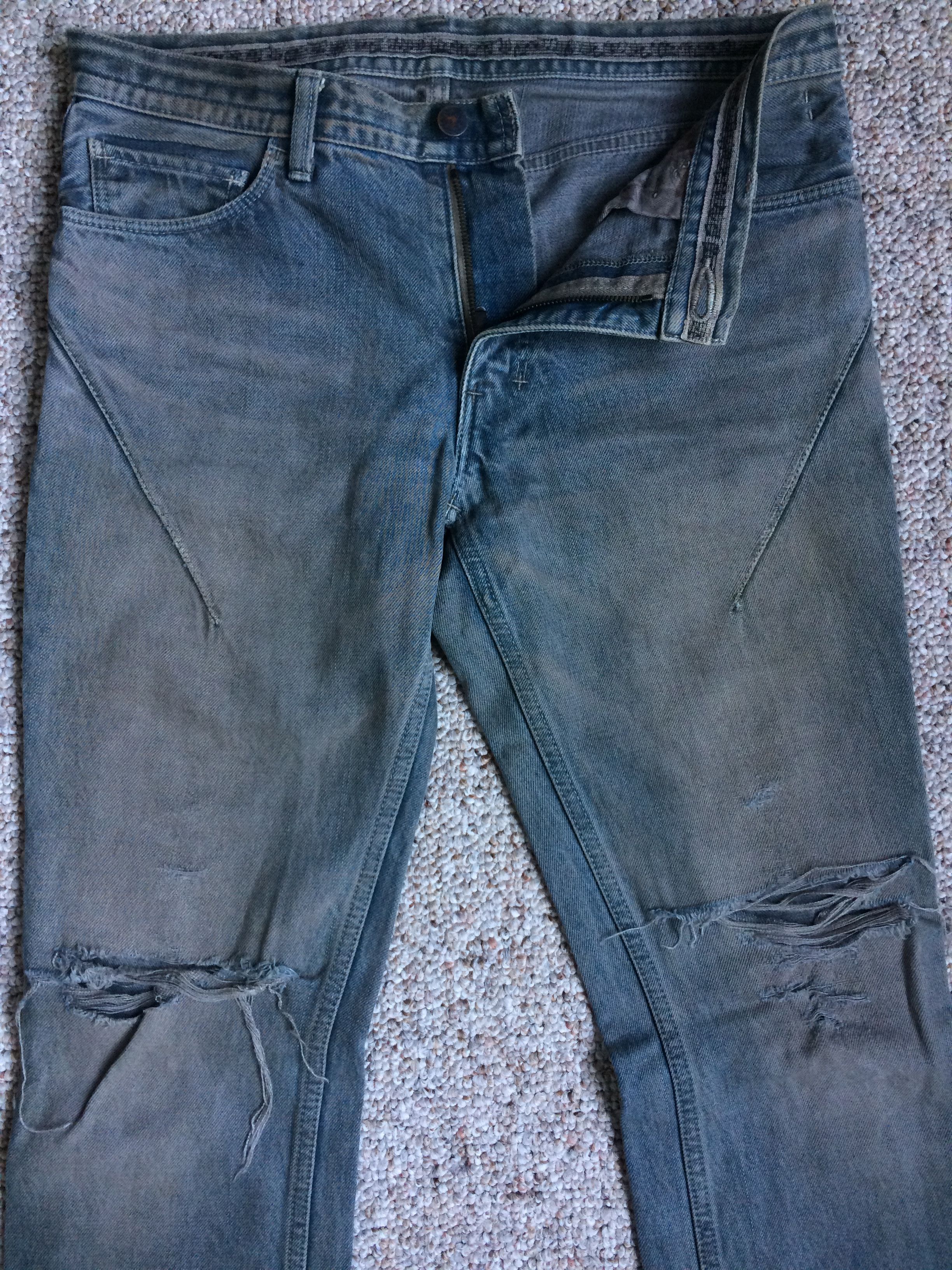 Number (N)ine SS07 Number (N)ine Distressed Mudwash Denim Size US 30 / EU 46 - 2 Thumbnail