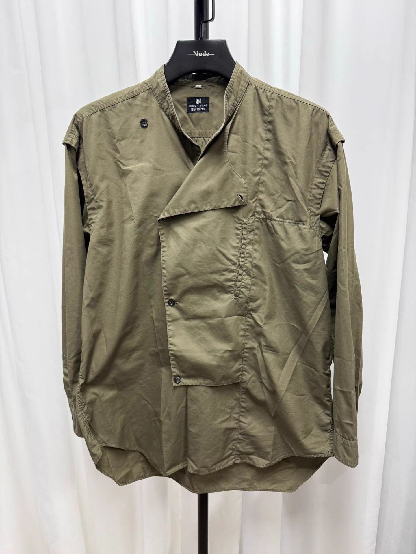 Issey Miyake Issey miyake men Asymmetric Placket Loose Shirt K20 Size US M / EU 48-50 / 2 - 1 Thumbnail