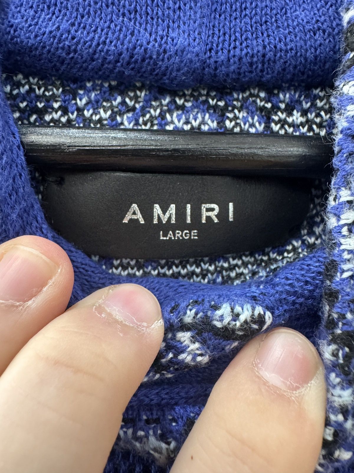 Amiri Amiri Blue Banda Yarn Sweatsuit Set Size US L / EU 52-54 / 3 - 4 Thumbnail
