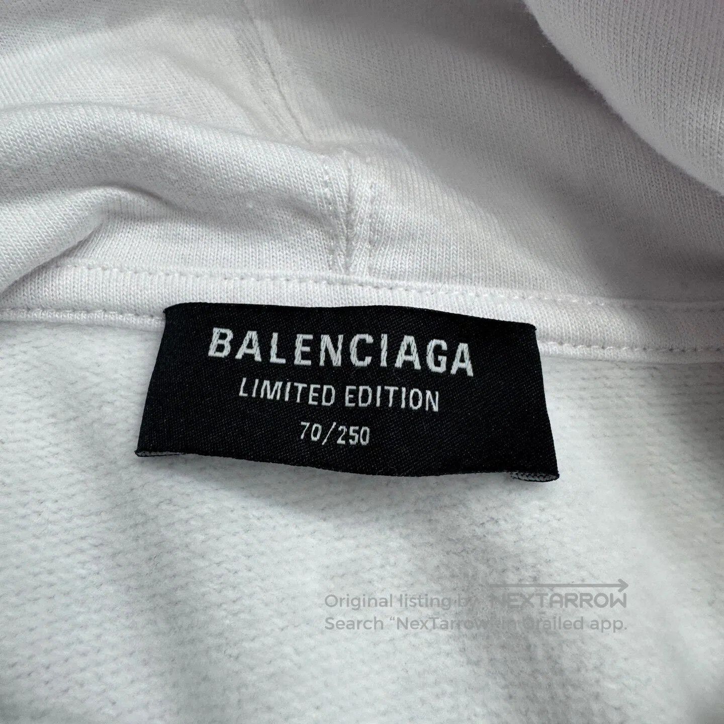 Balenciaga Balenciaga Graffiti letter-print hooded hoodie| Size US S / EU 44-46 / 1 - 4 Thumbnail