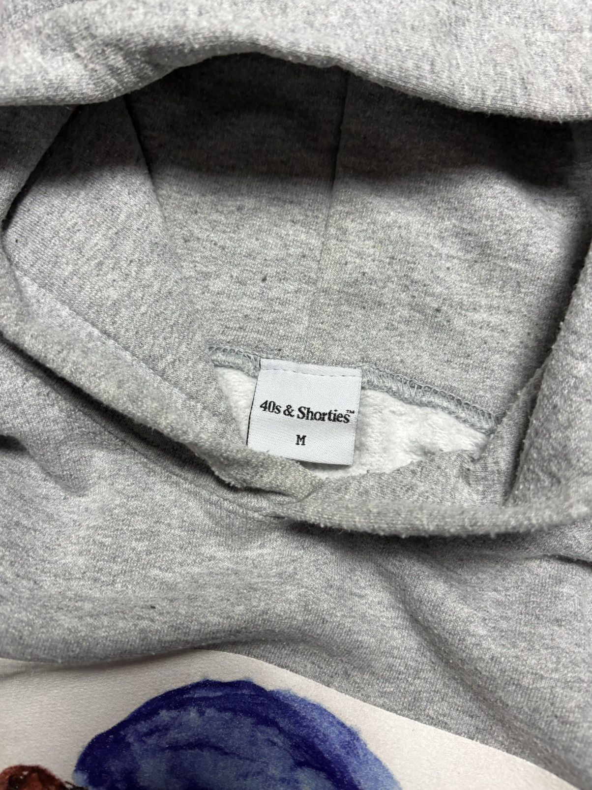 40's & Shorties boxy grey hoodie with biggie graphic on front Size US M / EU 48-50 / 2 - 4 Thumbnail