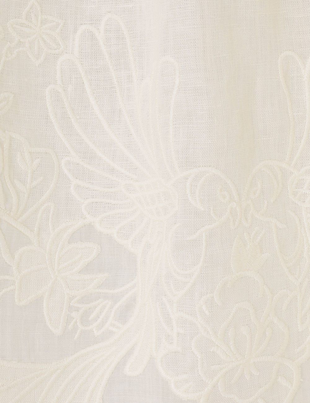 Zimmermann oc11z0525 Waverly Embroidered Midi Skirt in Ivory Size 28" / US 6 / IT 42 - 7 Thumbnail