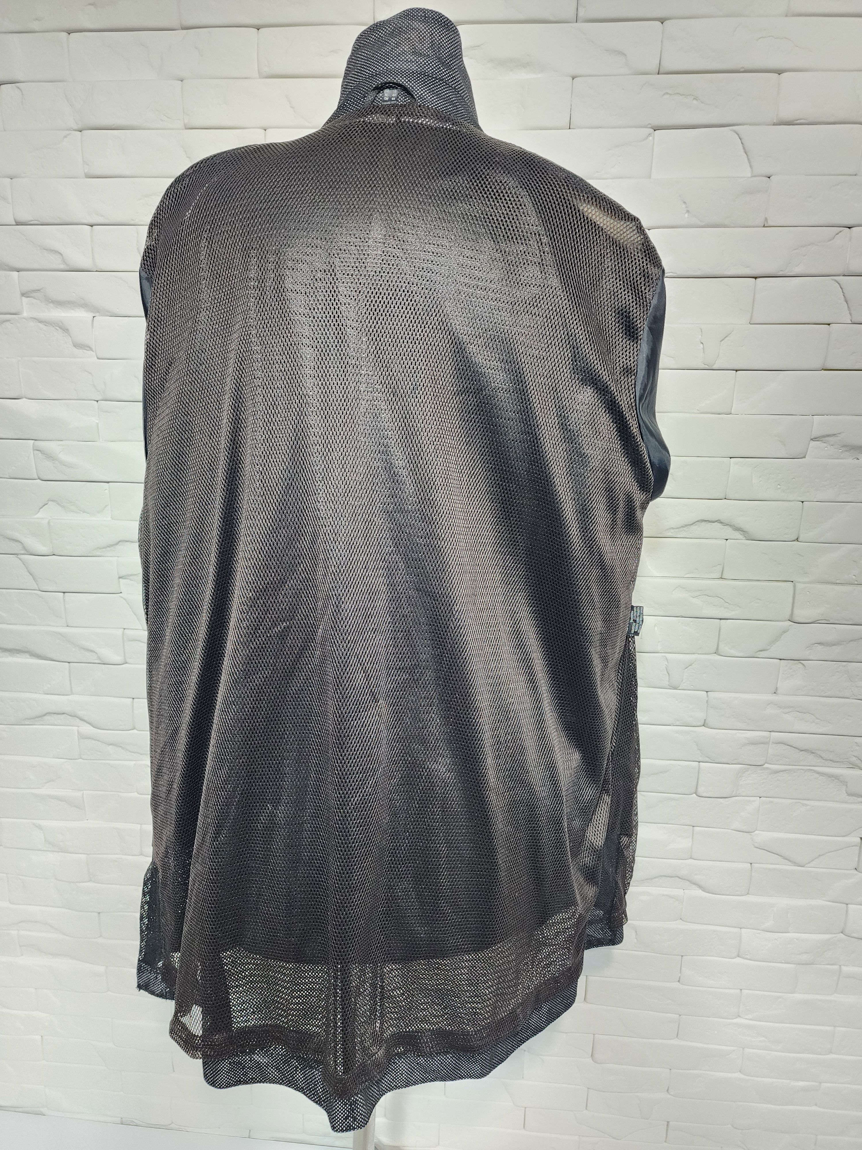 Designer Women's black jacket with a metal zipper. Size 3XL / US 20-22 - 7 Thumbnail