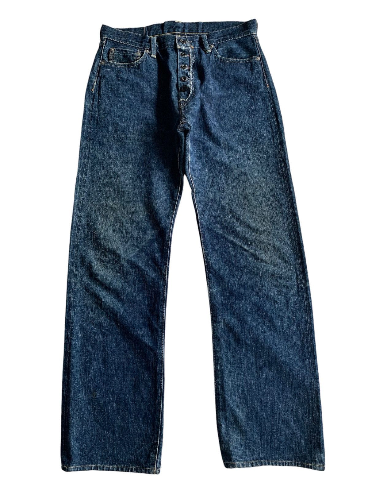 Japanese Brand × Jean BORN FREE 30TH ANNIVERSARY JAPANESE SELVEDGE DENIM Size US 31 - 1 Thumbnail