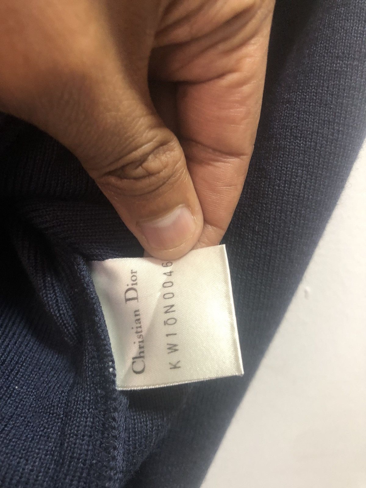 Christian Dior Monsieur CHRISTIAN DIOR Maxi Dress Turtleneck Knitwear Wool Hide Logo Size M / US 6-8 / IT 42-44 - 4 Thumbnail