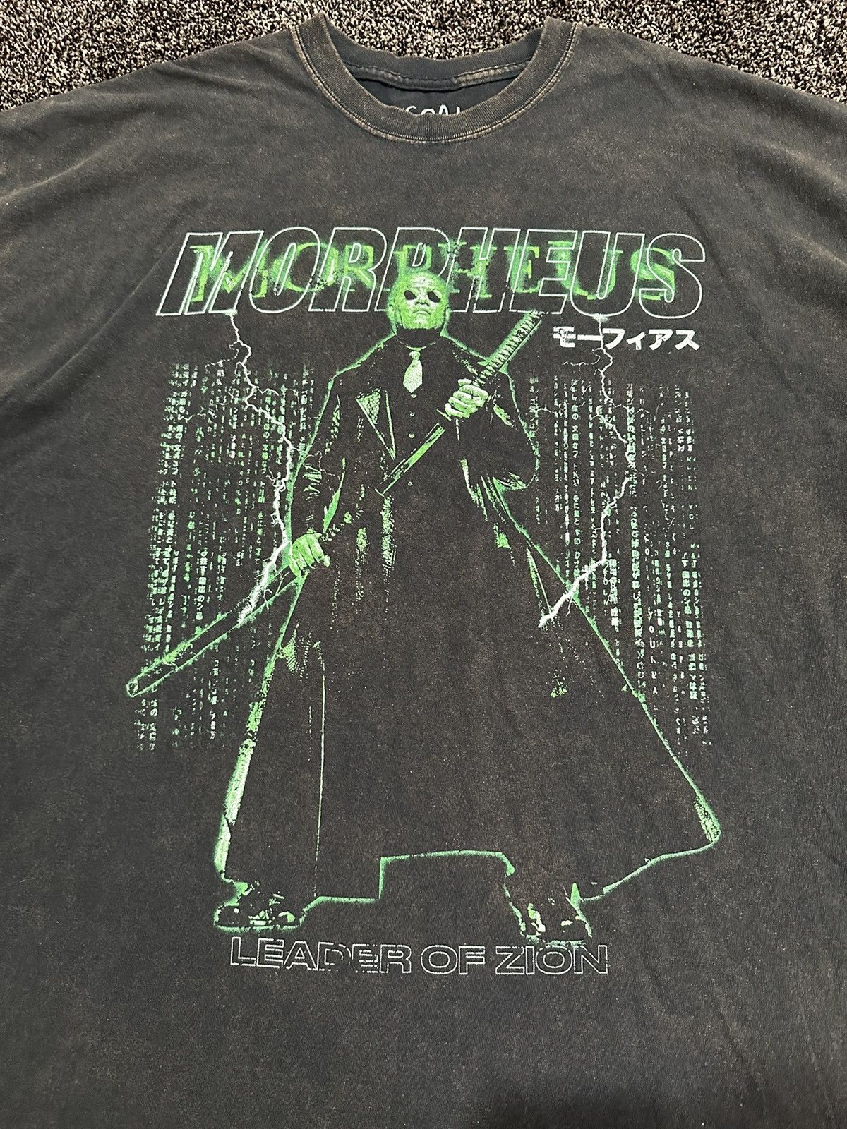 GOAT Crew GOAT Crew Matrix Morpheus “Walking the Path” Vintage T-Shirt Size US XL / EU 56 / 4 - 4 Thumbnail