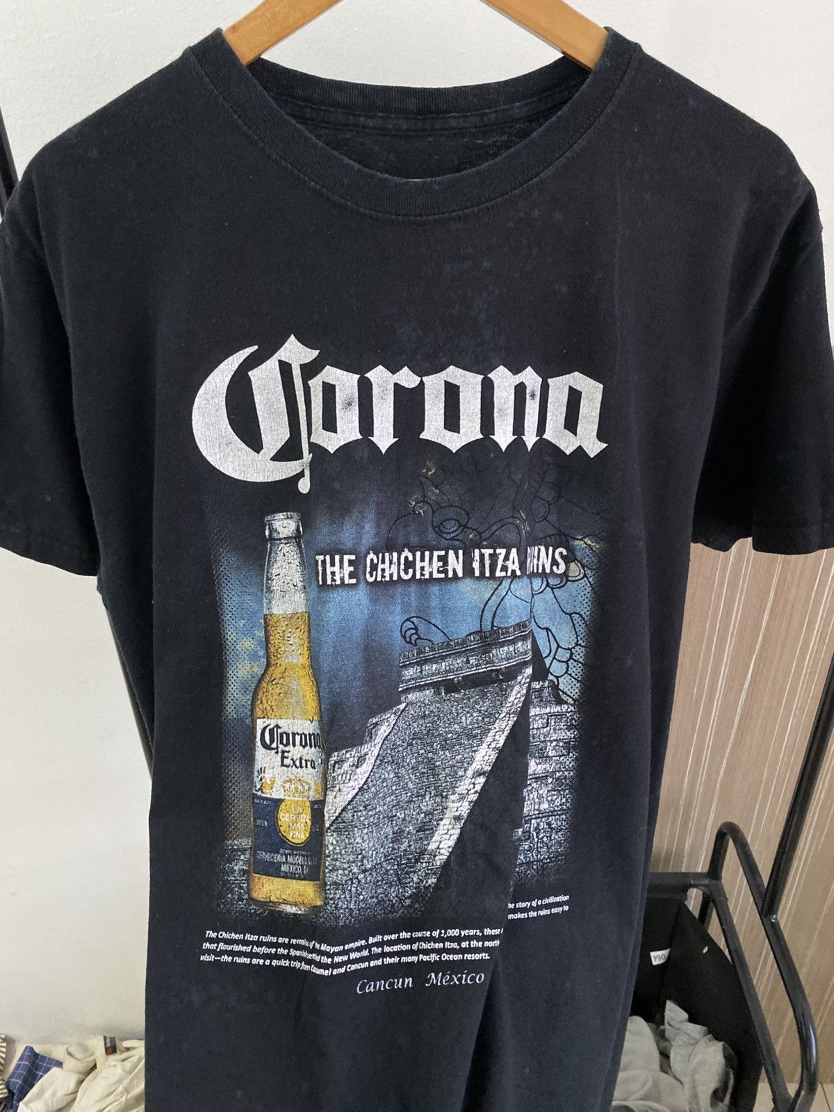 Vintage Vintage FADED CORONA BEER The Chicken Itza Ruinz Shirt Size US L / EU 52-54 / 3 - 5 Thumbnail