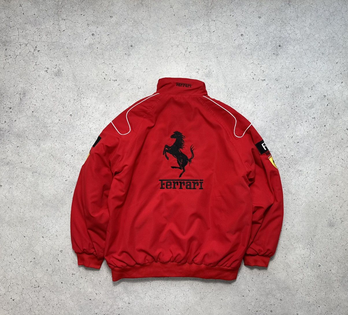 Ferrari Ferrari F1 Racing Bomber Jacket Hype Rare Big Logo Vintage Size US XL / EU 56 / 4 - 2 Thumbnail