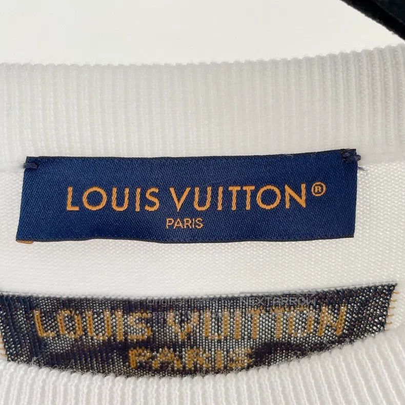 Louis Vuitton Louis Vuitton White letter knit short sleeves Size US XS / EU 42 / 0 - 4 Thumbnail