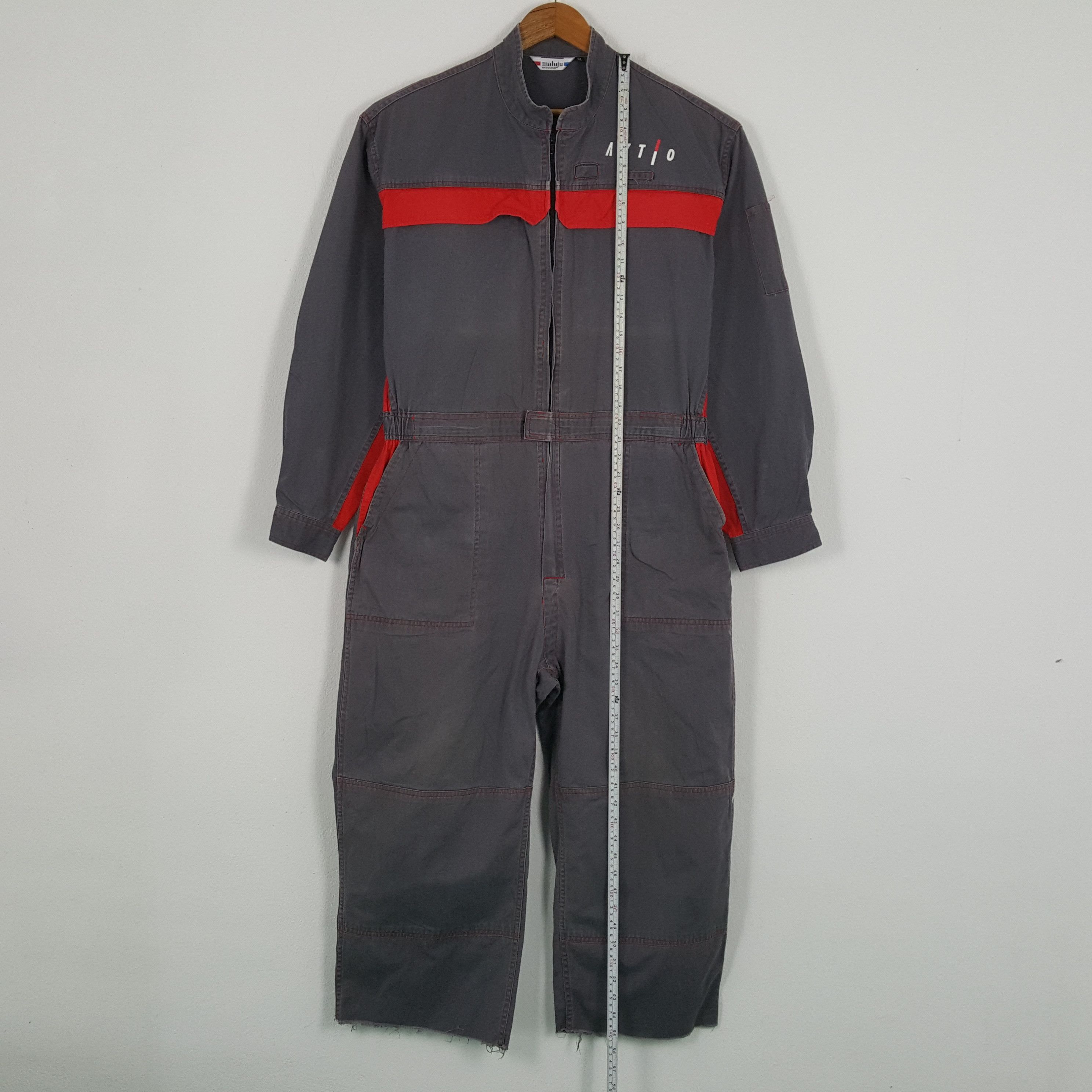 Vintage Vintage AKTIO Japanese Motorsports Coverall Jacket Size US XL / EU 56 / 4 - 7 Thumbnail