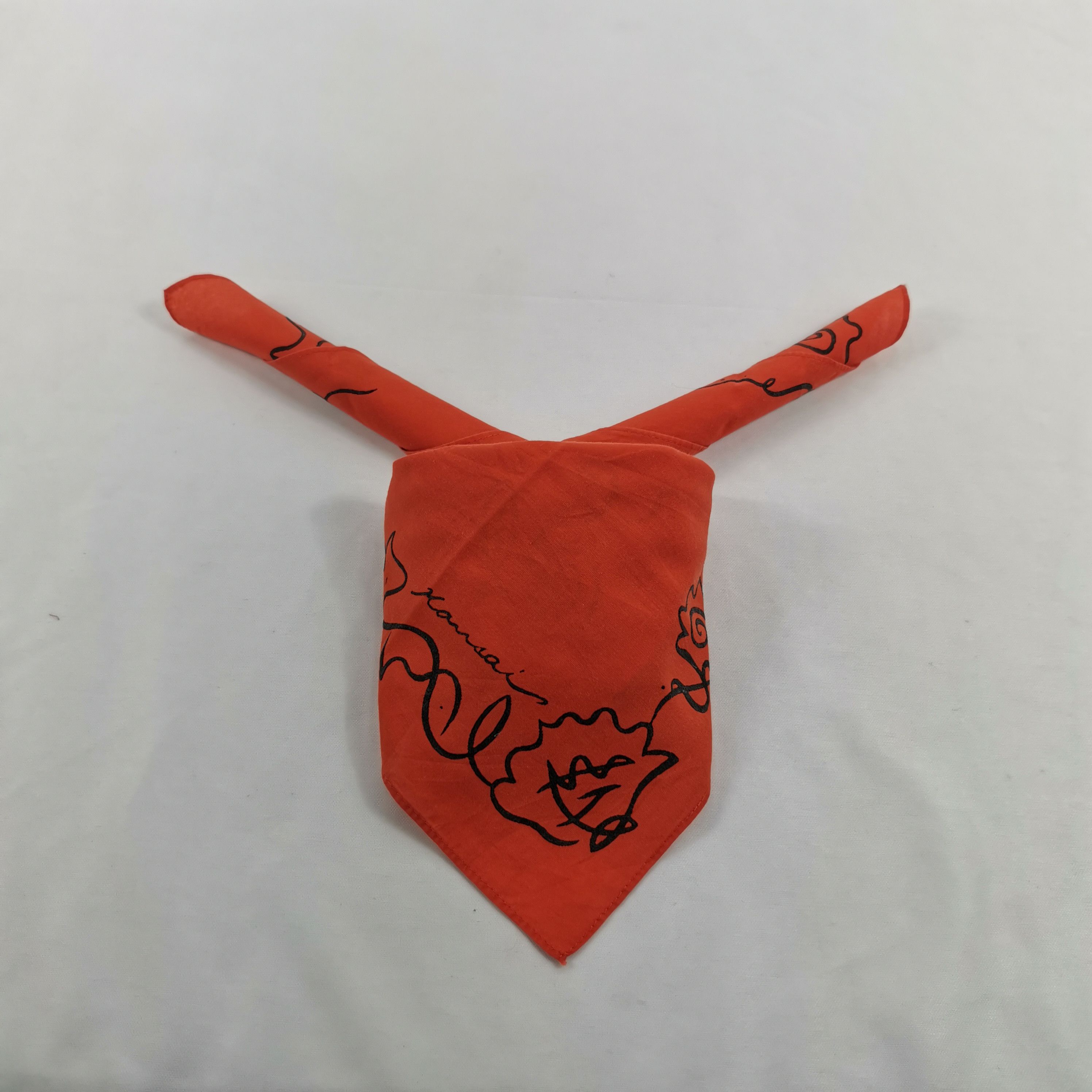 Kansai Yamamoto Vintage Kansai Handkerchief Neckerchief Bandana Size ONE SIZE - 4 Thumbnail