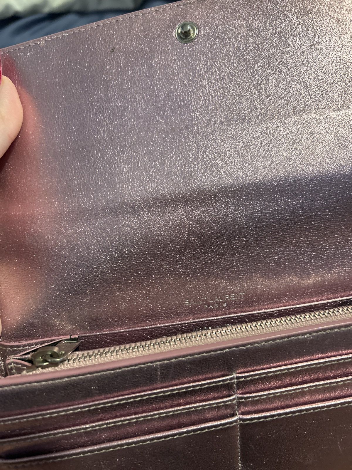 Saint Laurent Paris Saint laurent metallic pink long wallet Size ONE SIZE - 14 Thumbnail
