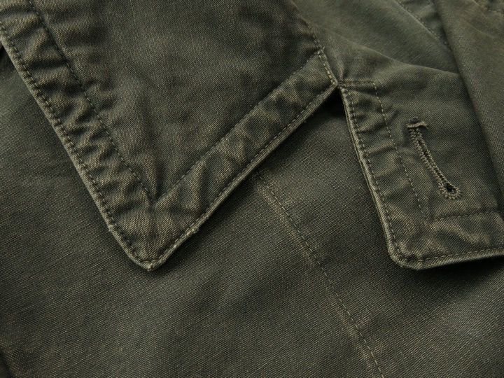 RRL Ralph Lauren Washed Canvas Peacoat Size US L / EU 52-54 / 3 - 9 Thumbnail