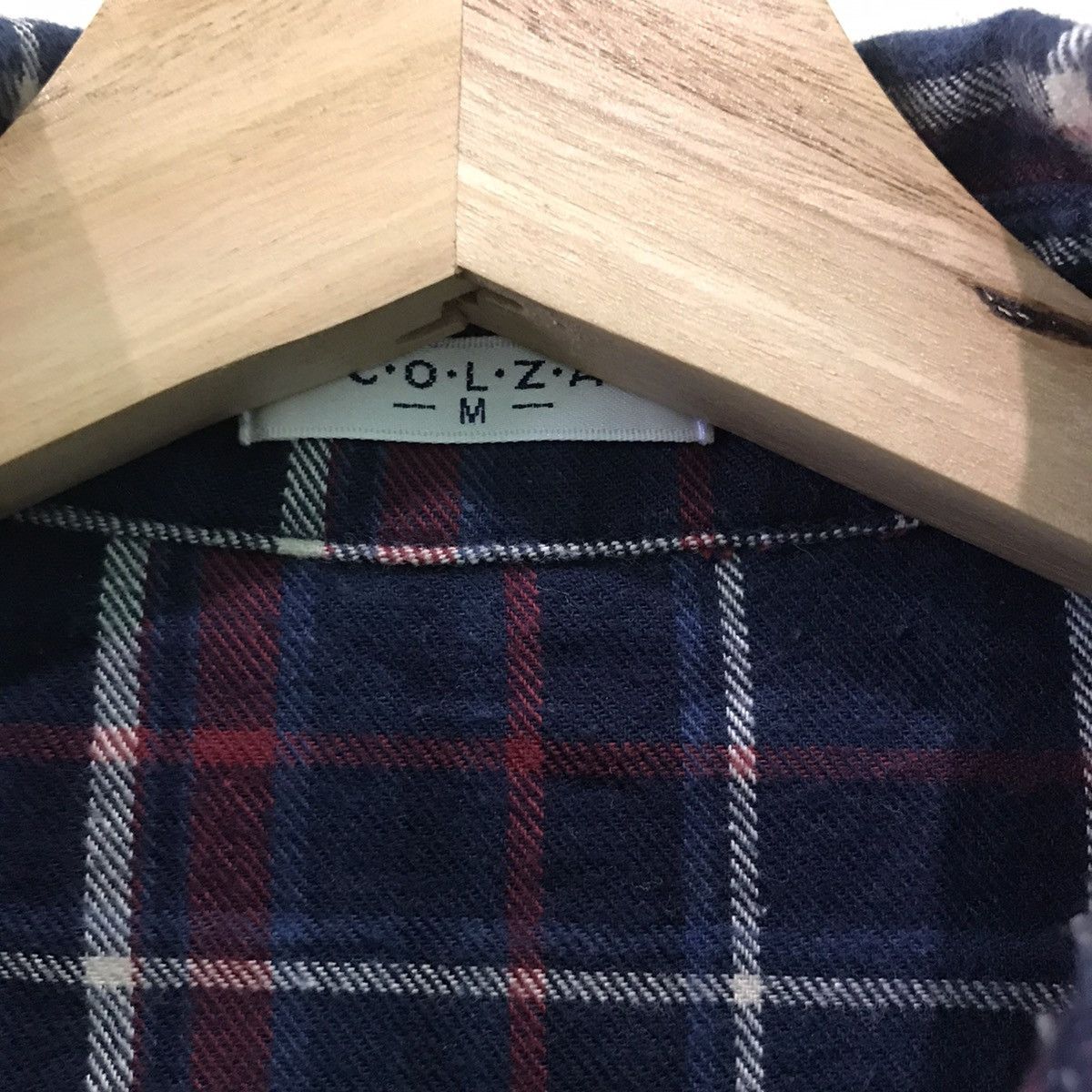 Flannel × Japanese Brand Vintage Colza Plaid Tartan Flannel Shirt Size M / US 6-8 / IT 42-44 - 4 Thumbnail