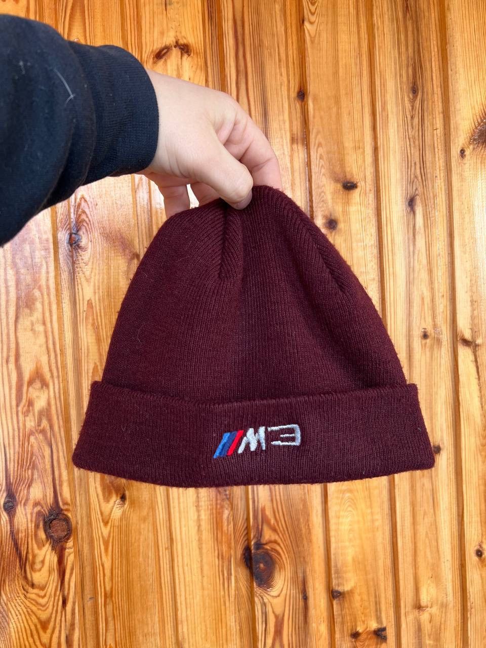 BMW BMW M POWER M3 Beanie Hat Vintage Racing Hat Germany Auto Size ONE SIZE - 1 Thumbnail