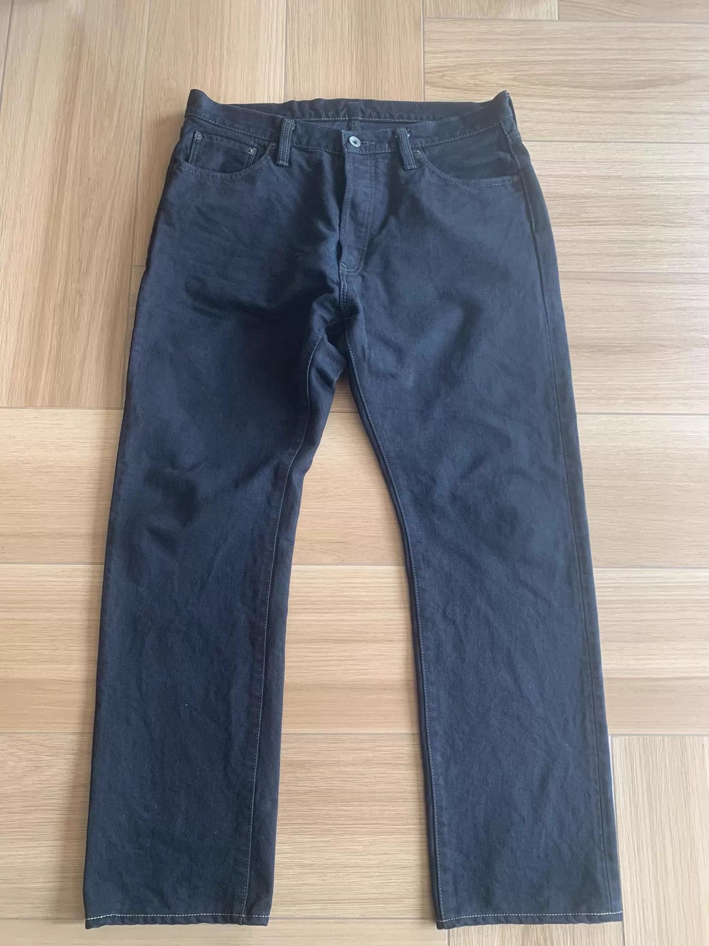 Iron Heart IRON HEART 888S-142od JPN 14oz BLK-BLU Loose Tapered Jeans Size US 38 / EU 54 - 1 Thumbnail