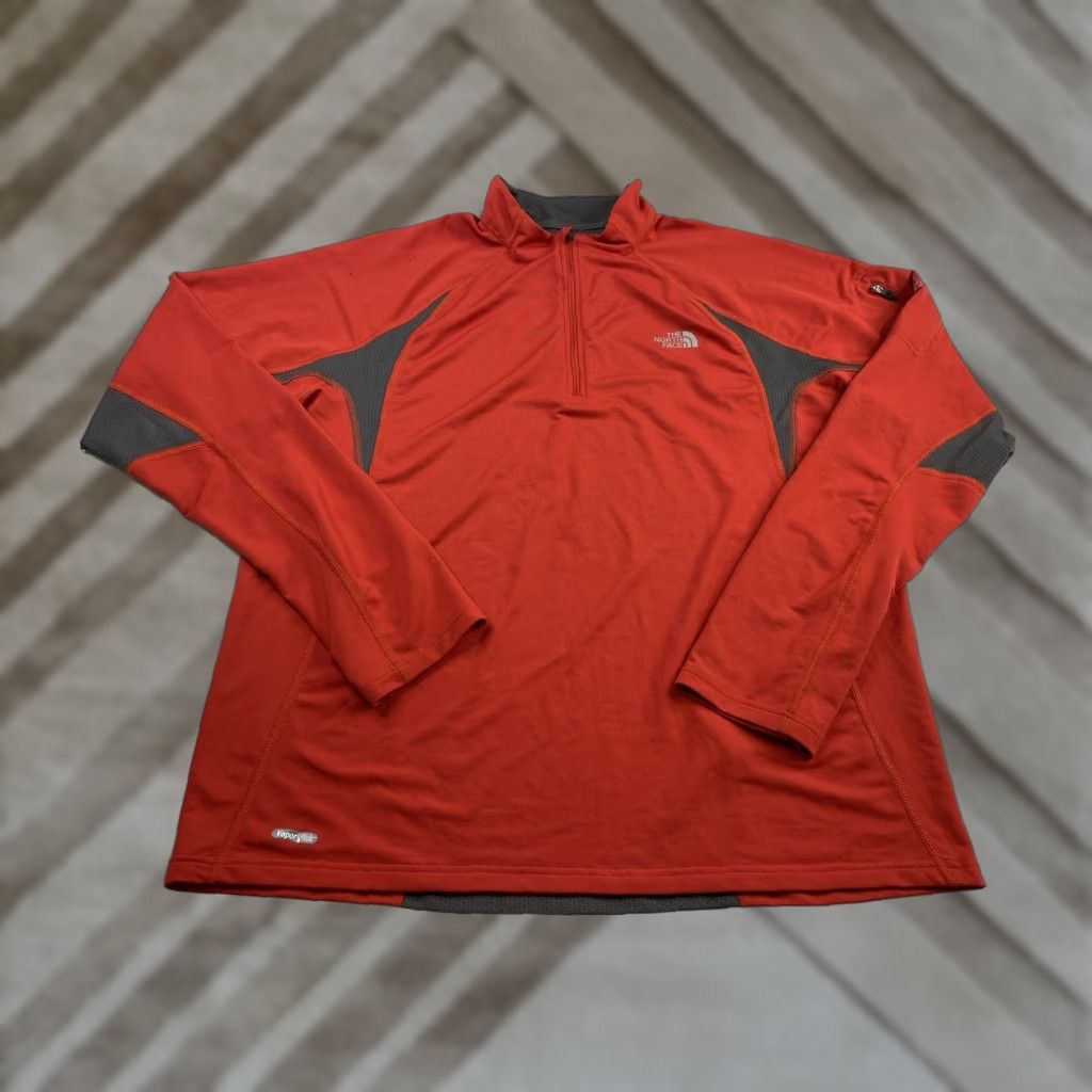 The North Face The North Face Jacket Men XL Vaporwick 1/4 Zip Top Flight Series Red Base Layer Size US XL / EU 56 / 4 - 1 Thumbnail