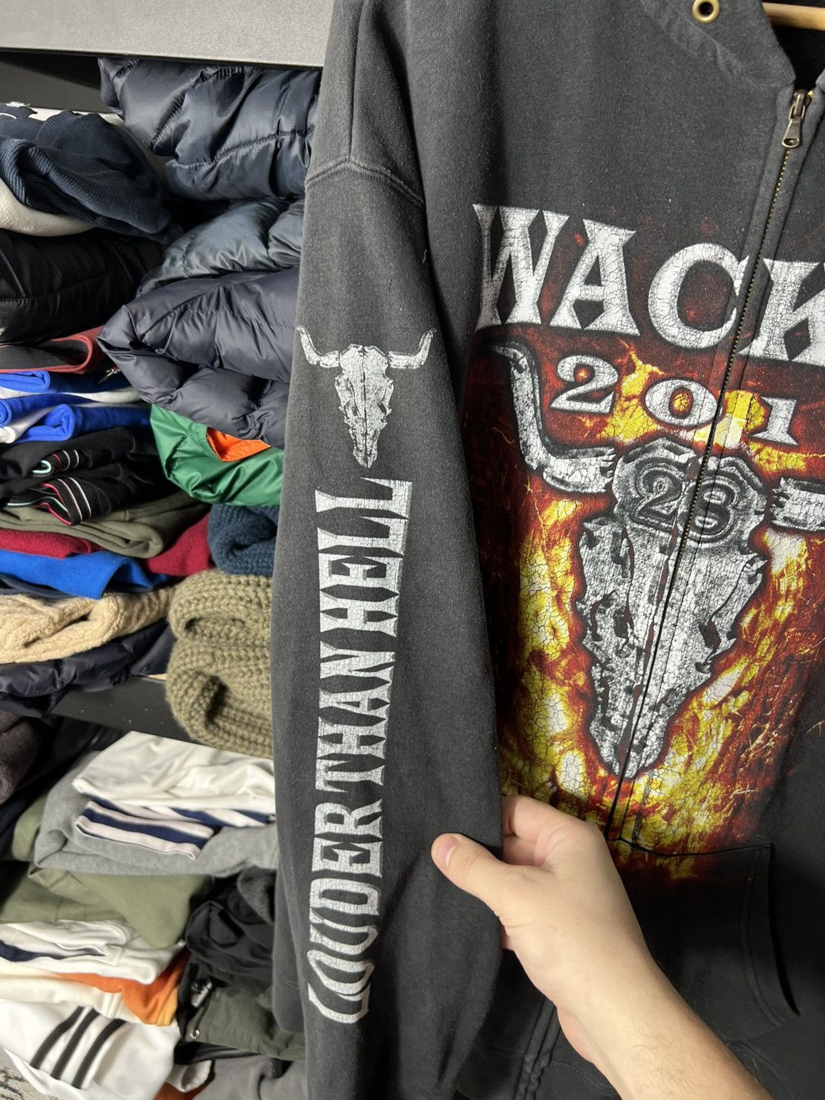 Band Tees Wacken Open Air 2017 Zip Hoodie Band Merch Size US L / EU 52-54 / 3 - 4 Thumbnail