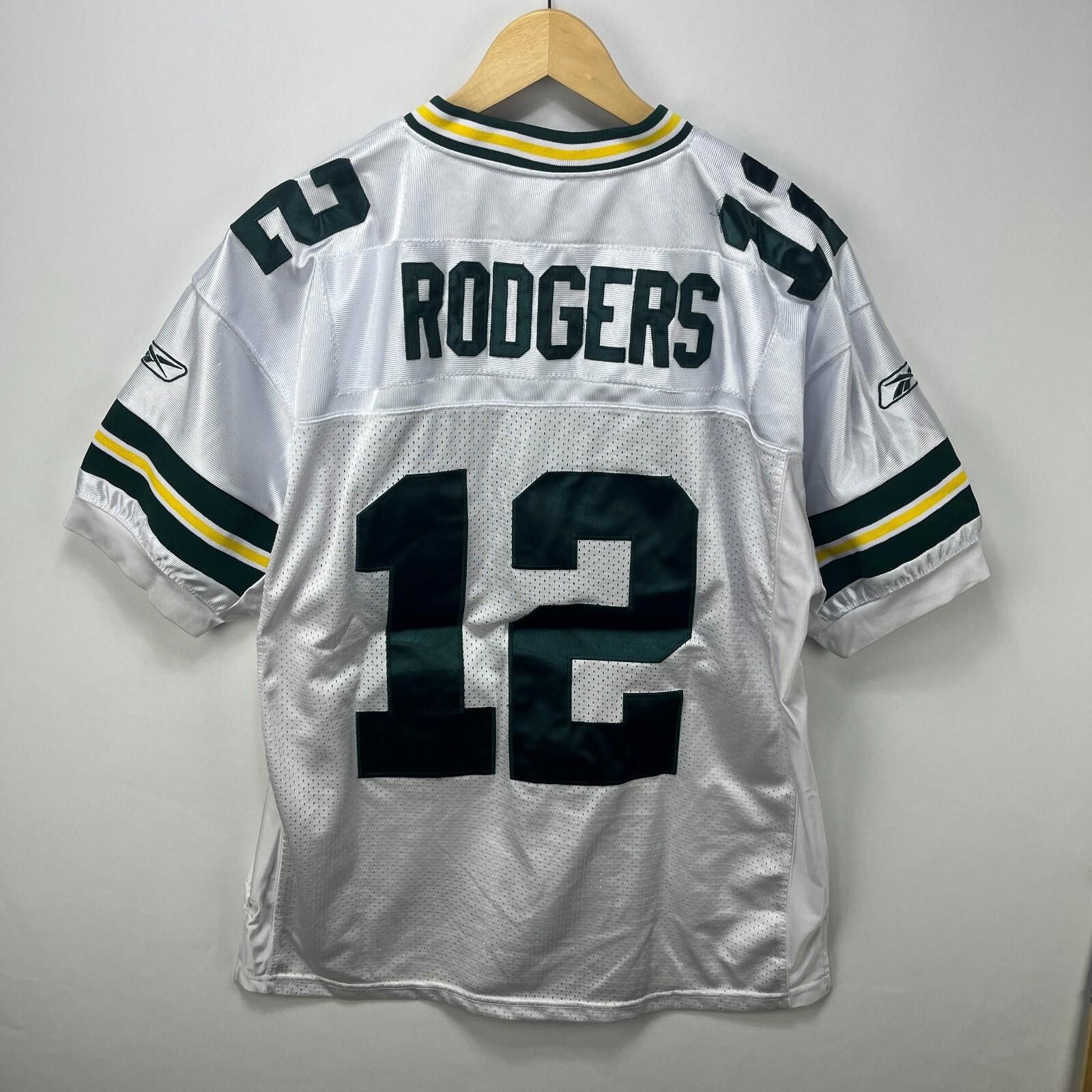Reebok Vintage NFL Green Bay Packers Aaron Rodgers Jersey Size 48 Size ONE SIZE - 5 Thumbnail