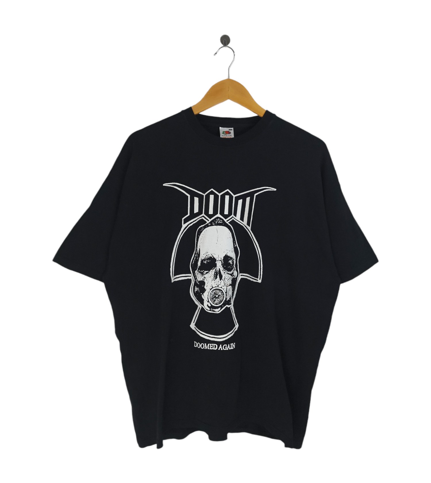 Band Tees VINTAGE DOOM DOOMED AGAIN HARDCORE PUNK TEE amebix nausea Size US XL / EU 56 / 4 - 1 Thumbnail