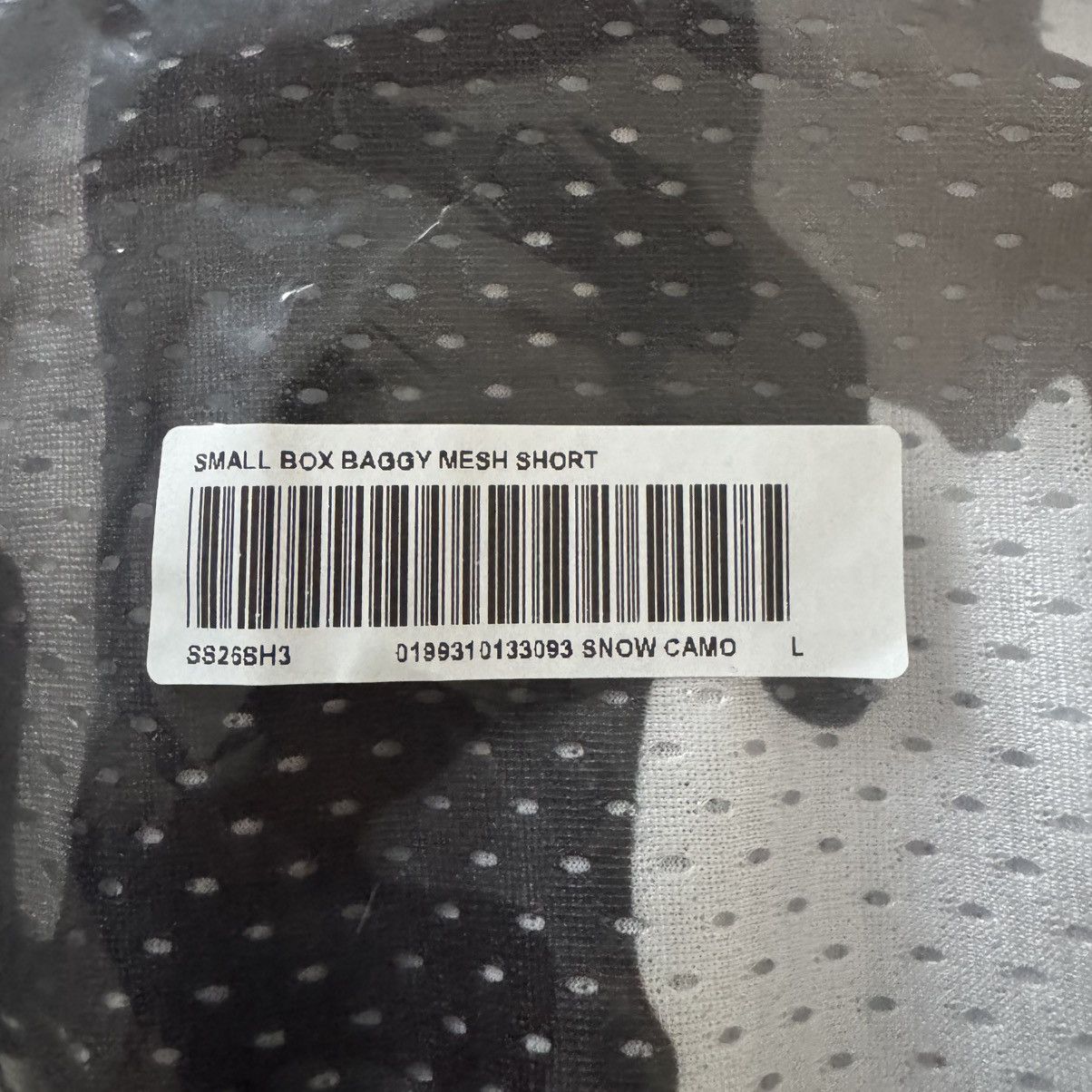Supreme Supreme Small Box Baggy Mesh Shorts Snow Camo Size US 36 / EU 52 - 9 Thumbnail