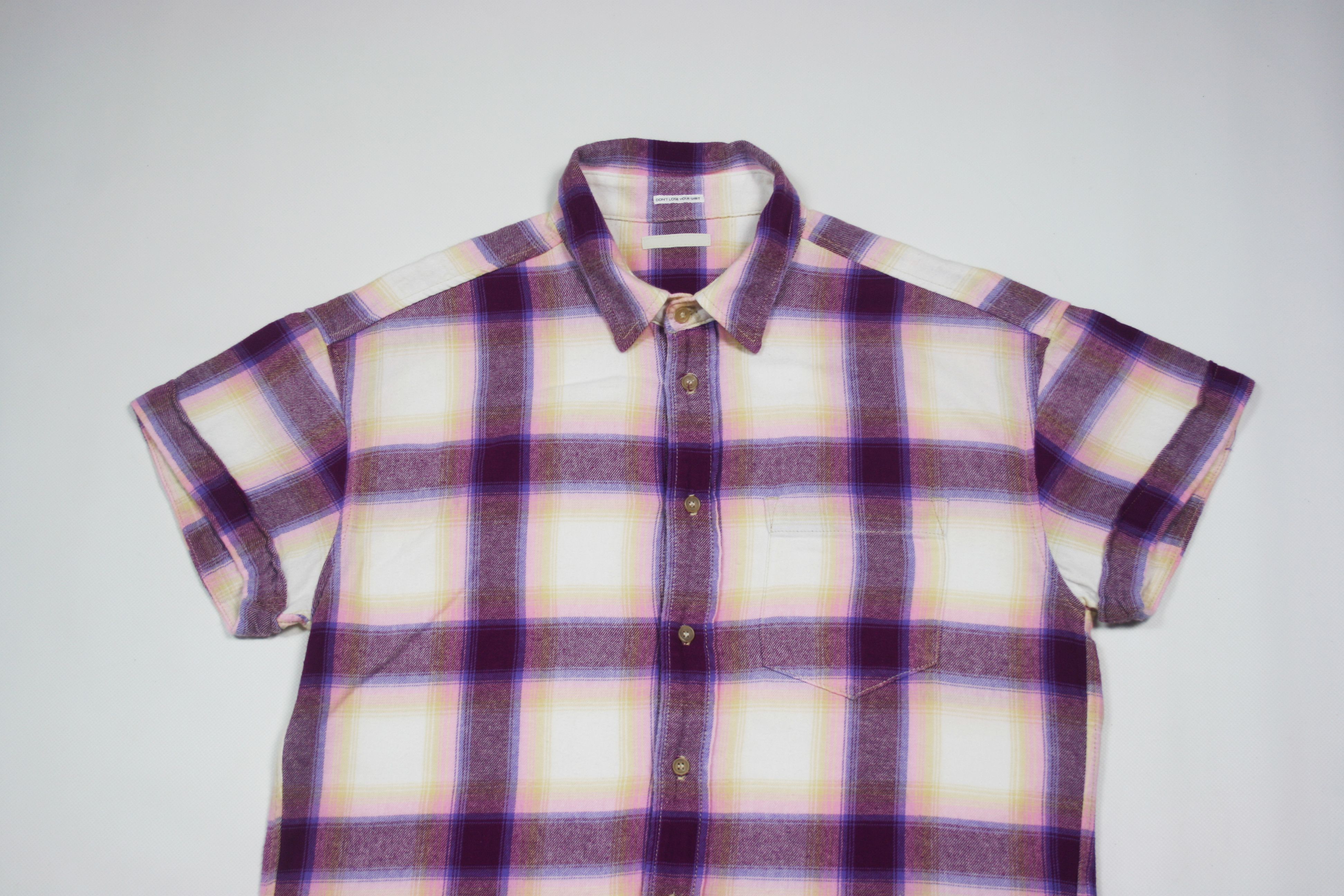 MOTHER Soft Plaid S/S Overshirt Size S / US 4 / IT 40 - 3 Thumbnail