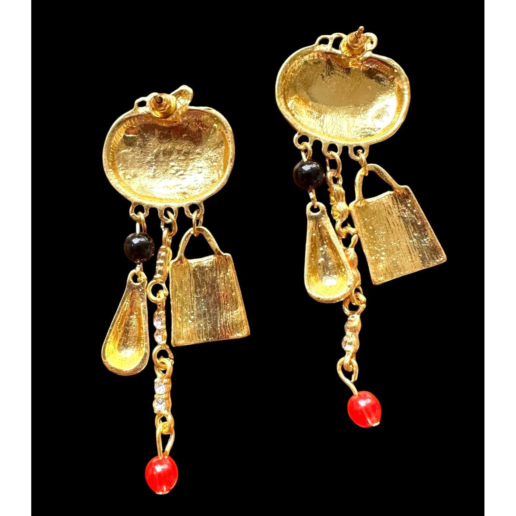 Handmade Halloween Earrings New Jack O Lantern Candy Corn Ghost Beads Size ONE SIZE - 12 Thumbnail
