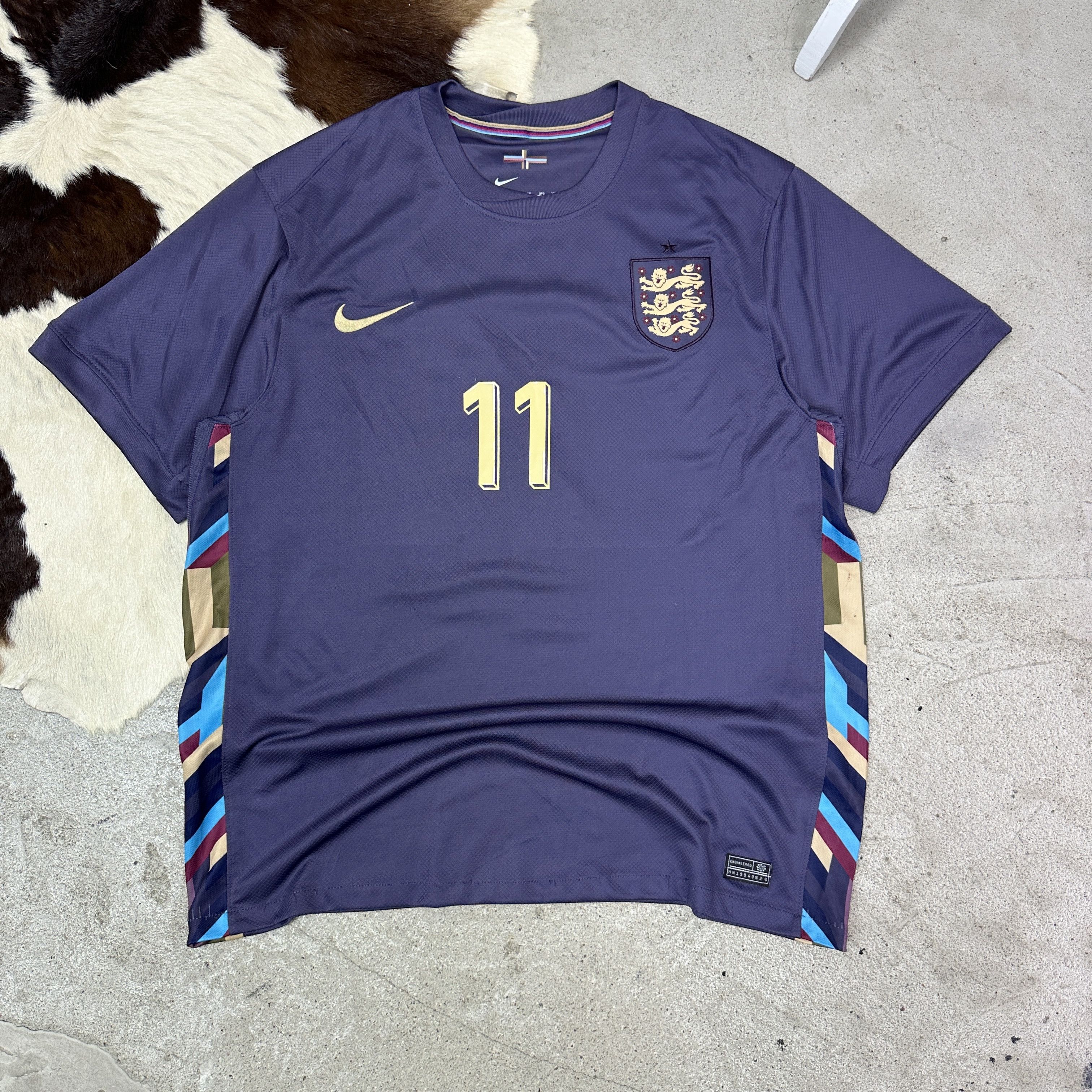 Nike Vintage Sporty Nike England 2024 Rashford Jersey Y2K Size US XXL / EU 58 / 5 - 3 Thumbnail
