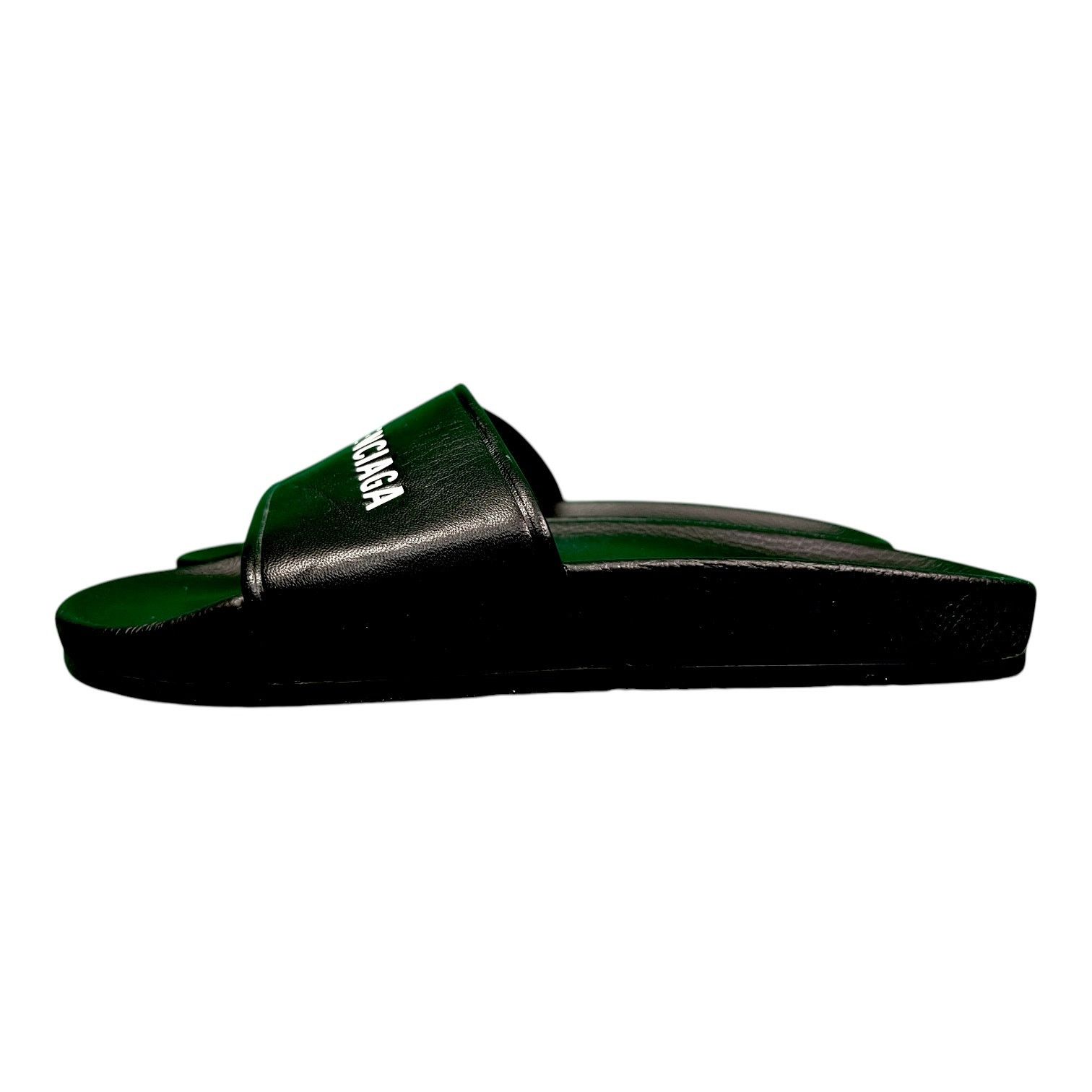 Balenciaga Unisex Balenciaga Classic Black Logo Slides Sandals Size 8 Size US 8 / EU 41 - 5 Thumbnail