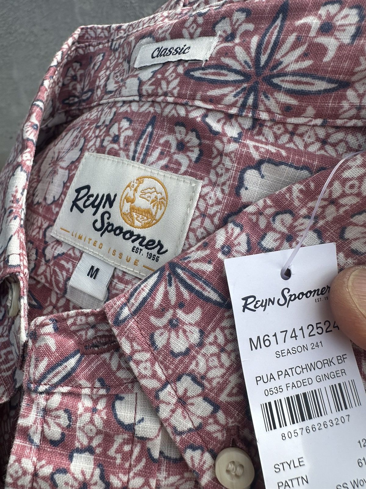 Reyn Spooner New Reyn Spooner Classic Pua Patchwork Pink Hawaiian Men's M Size US M / EU 48-50 / 2 - 4 Thumbnail