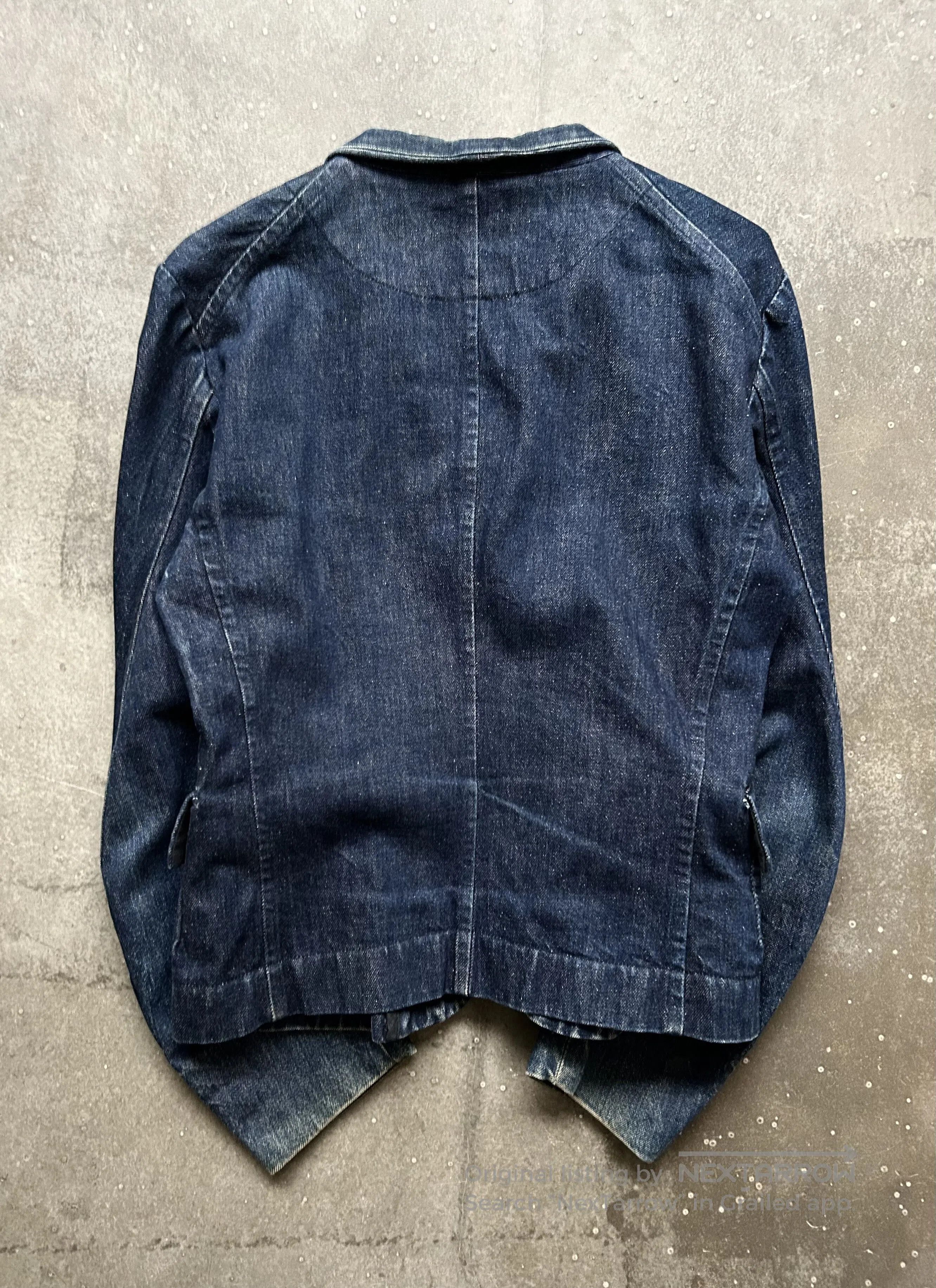 Christopher Nemeth denim jacket with unique sleeves design. Size US M / EU 48-50 / 2 - 4 Thumbnail