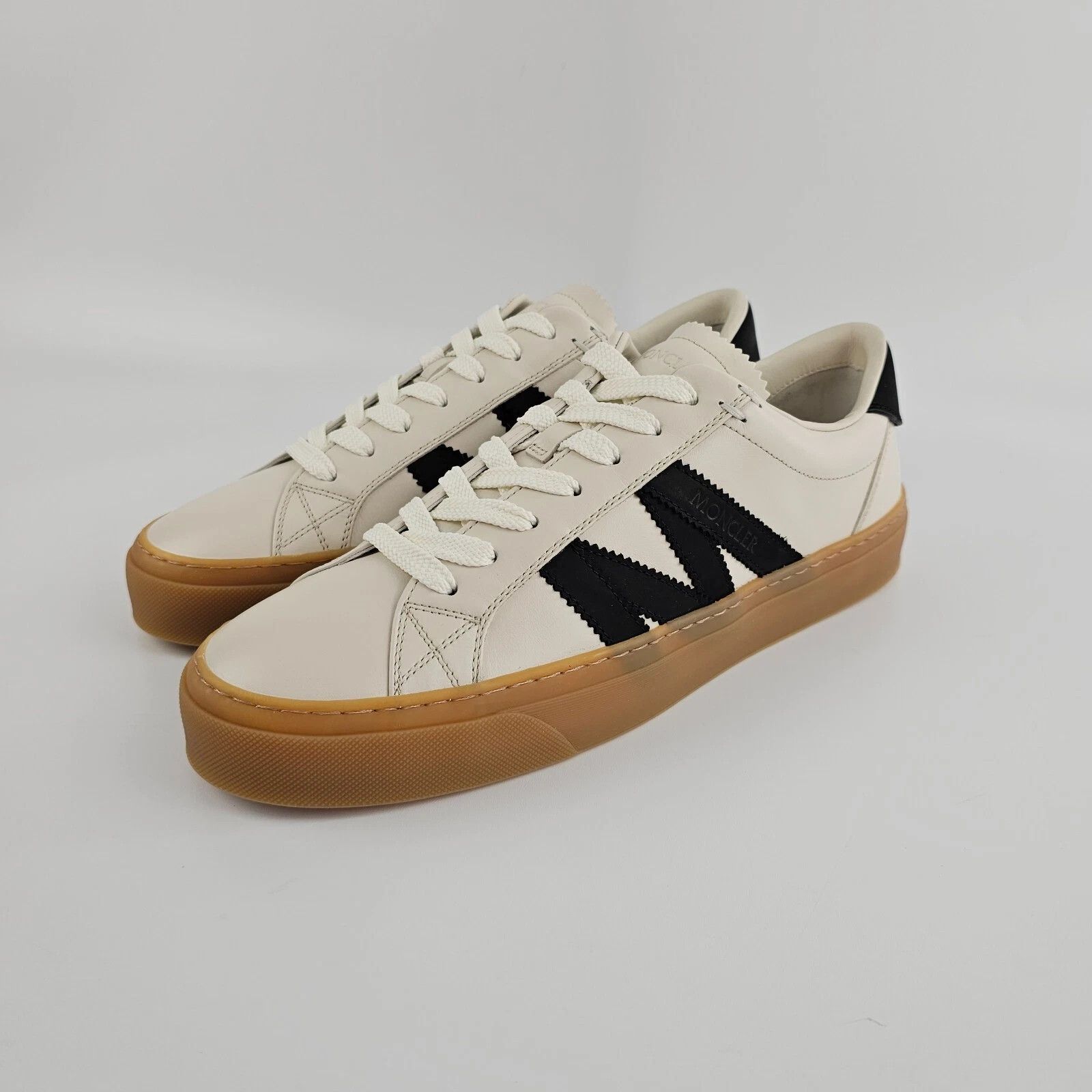 Moncler MONCLER Monaco2 Men's Beige Sneakers New Size US 6 / EU 39 - 1 Thumbnail