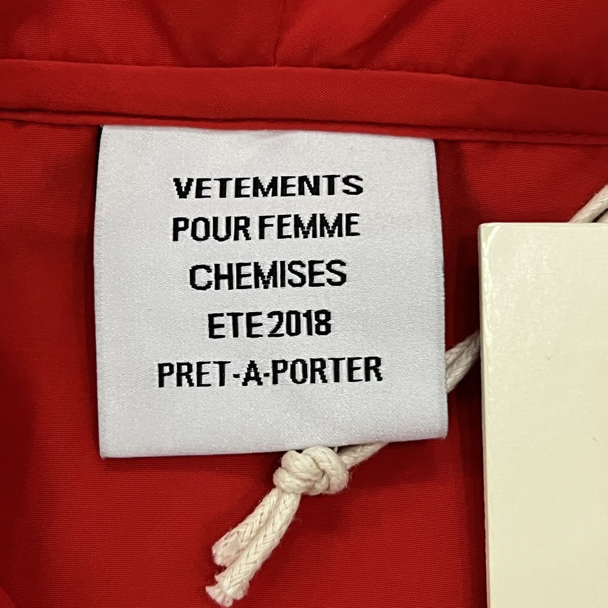 Vetements Vetements SS18 Ruffled Shoulder Hoodie Size US XS / EU 42 / 0 - 7 Thumbnail