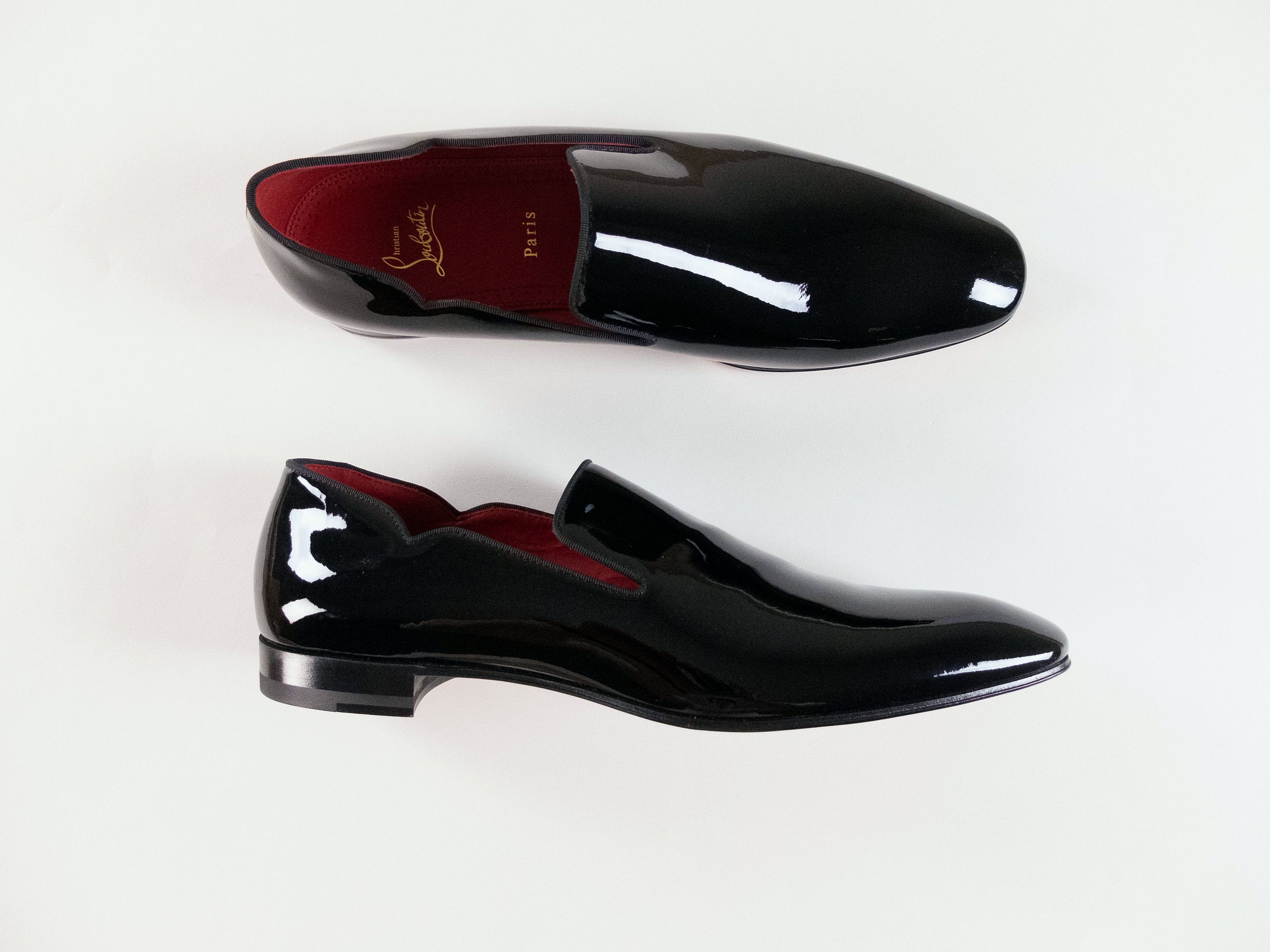 Christian Louboutin CHRISTIAN LOUBOUTIN Dandy Chick black patent leather shoes Size US 11.5 / EU 44-45 - 4 Thumbnail