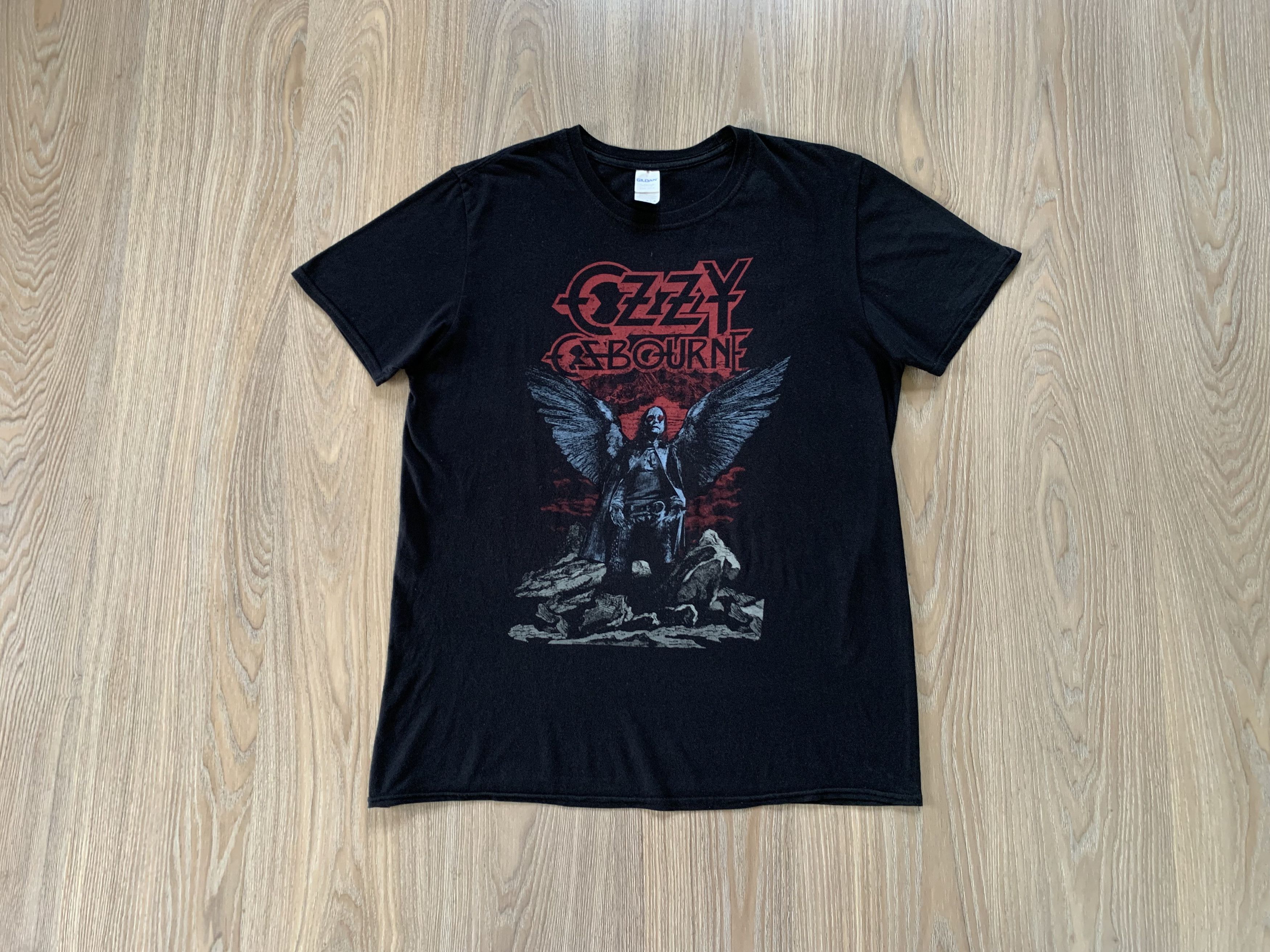 Band Tees × Gildan × Ozzy Osbourne Vintage Ozzy Osbourne Gildan T-Shirt Size US L / EU 52-54 / 3 - 1 Thumbnail