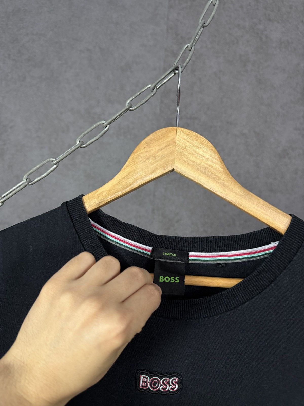 Designer × Hugo Boss Hugo Boss designer center logo tee Size US XL / EU 56 / 4 - 3 Thumbnail