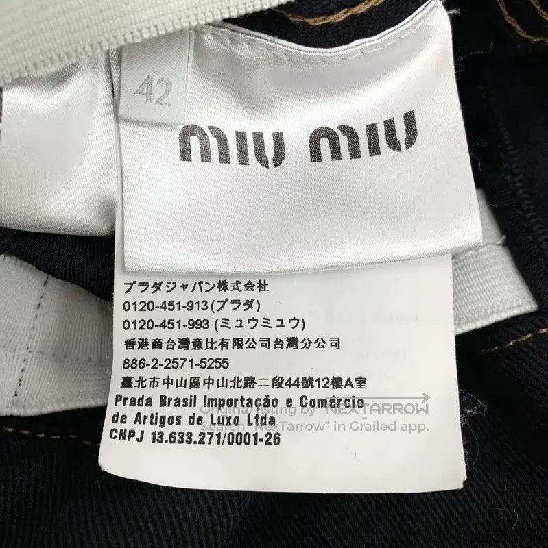 Miu Miu Miu Miu Black Cotton Women's Shorts . Size 28" / US 6 / IT 42 - 6 Thumbnail
